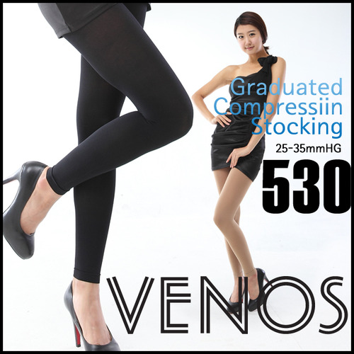 M [VENOS] 베노스 무광택 팬티레깅스형 압박스타킹 25-35mmHG 360데니아 압박스타킹No.530