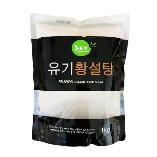 M 푸르원 친환경 유기황설탕 1kg x 1팩 - 유기가공식품