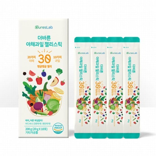 M 더바른 야채과일 젤리스틱 20g x 50포 - 건강젤리