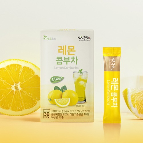 M 레몬콤부차 5g x 30포 레몬차 녹차 발효음료