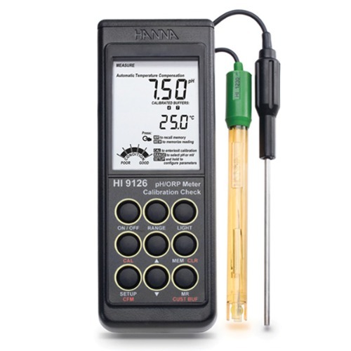 M 한나 휴대용 다항목 pH 측정기 HI-9126 pH/mV/Temp 측정계