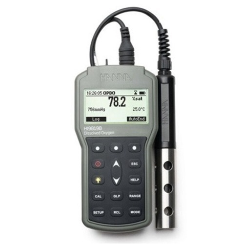 M 한나 Optical 용존 산소 측정기 HI-98198 DO 기압 온도 측정계