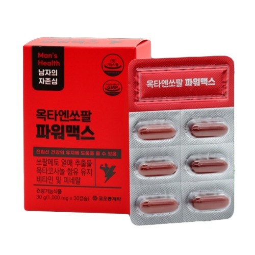 M 코오롱제약 옥타엔쏘팔 파워맥스 30캡슐 1개월분 허참 쏘팔메토 전립선 영양제